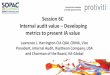 Session 6C Internal audit value Developing metrics to 