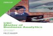 UBC Master of Business Anal ytics