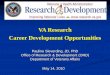 VA Research Career Development Opportunities