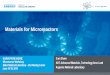 Materials for Microreactors