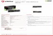 MSI GeForce RTX™ 3080 VENTUS 3X 10G OC Datasheet