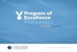 Program of Excellence Mathematics