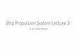 Ship Propulsion System Lecture 3 - aast.edu