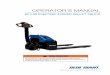 EPJ-30 Electric Power Pallet Truck Operator's Manual