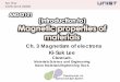Ch. 3 Magnetism of electrons Ki-Suk Lee