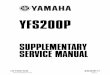Yamaha Blaster YFS200P Supplementary Service Manual