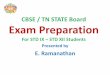 CBSE / TN STATE Board Exam Preparation