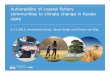 Vulnerability of coastal fishery communities to climate 