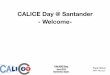 CALICE Day @ Santander - Welcome-