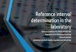 Reference interval determination in the laboratory
