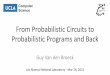 Probabilistic Programs and Back - CS
