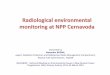 Radiological environmental monitoring at NPP Cernavoda