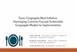 Texas Congregate Meal Initiative: Developing Customer 