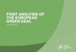 Analysis of the European green deal - IEEP