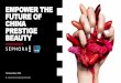 Empower the future of China prestige beauty