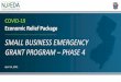 SMALL BUSINESS EMERGENCY GRANT PROGRAM – PHASE 4