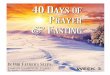 40 Days of Prayer (In His Steps)
