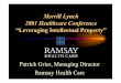 Merrill Lynch 2001 Healthcare Conference - St George Private