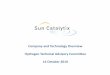 Companyand Technology Overview HydrogenTechnical Advisory 