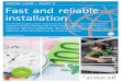 KNOW-HOW – PART V Fast and reliable installation
