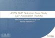 ASTM BMP Selection Case Study LSP Association Training