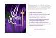 Lenten Prayers and Devotions An outline to Praying the 