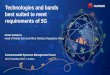 Technologies and bands best suited to meet requirements of 5G