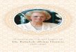Dr. Rebekah (Beka) Horton Life and Legacy Booklet