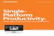Single- Platform Productivity