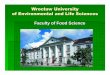 Wroc ław University of Environmental and Life Sciences