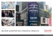 July 29, 2021 SECOND QUARTER 2021 FINANCIAL RESULTS