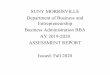 Final Assessment Report 2020 - SUNY Morrisville