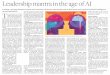 Leadership mantra in the age of AI