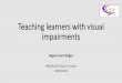 Teaching learners with visual impairments
