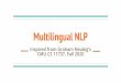 Multilingual NLP - cse.iitd.ac.in