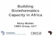 Building Bioinformatics Capacity in Africa