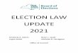 2021 Election Law Update
