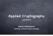 Applied Cryptography - courses.engr.illinois.edu