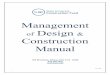 Management of Design Construction Manual