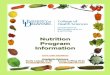 Nutrition Program Information