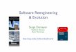 Software Reengineering & Evolution - UAntwerpen