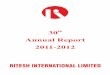 30th Annual Report 2011-2012 - bse india