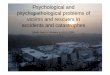 Psychological and psychopathological problem