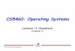 CS5460: Operating Systems