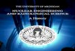 NUCLEAR ENGINEERING AND RADIOLOGICAL SCIENCE A History