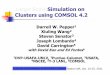 Large Scale Simulation on Clusters using COMSOL 4