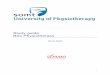 Study guide BSc Physiotherapy - SOMT University of 