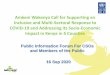 Amkeni Wakenya Call for Supporting an Inclusive and Multi 