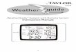 by 1528 WeatherGuide System with Remote Sensor Instruction 