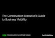 The Construction Executive’s Guide to Business Visibility